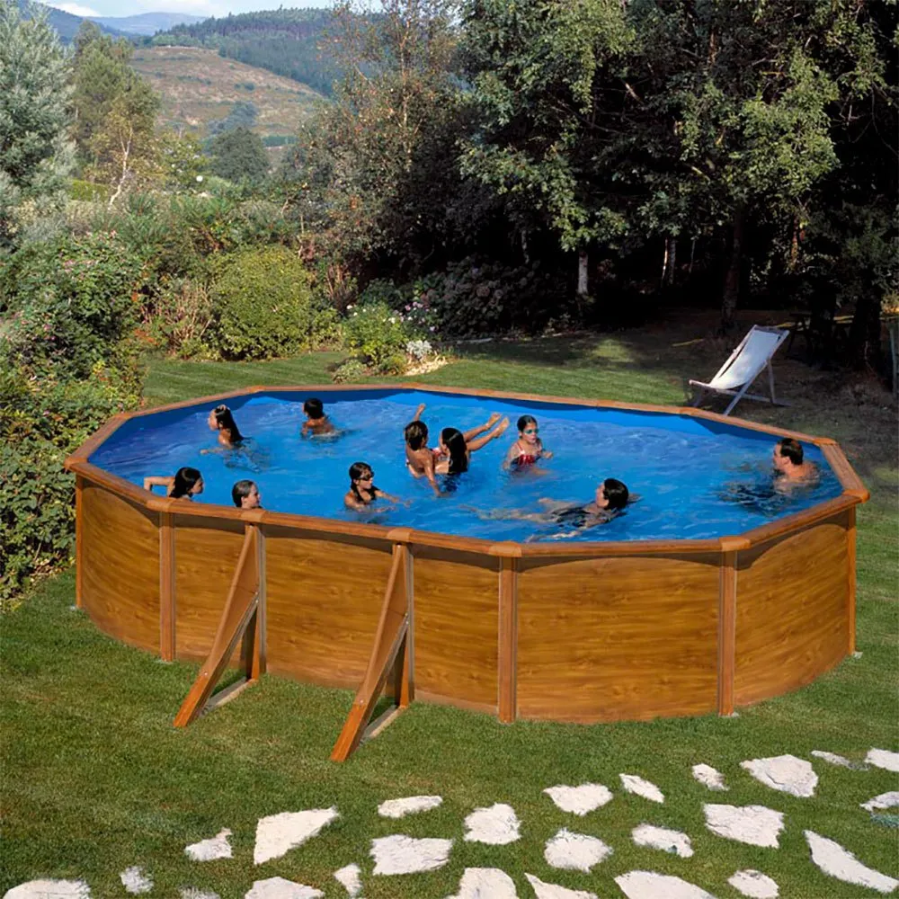 Steel Wood Pool Pacific 500x300x120 Cm 4 Steel Wood Pool Pacific 500x300x120 Cm - Image 2