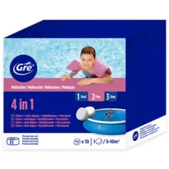 Treatment For Above-Ground Pools 4-action Formula Up To 20 M3