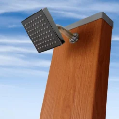 GRE Square Solar Shower Aluminium Woodlike 10 GRE Square Solar Shower Aluminium Woodlike -Intex || Bestway || GRE Sales Store gre square solar shower aluminium woodlike 3