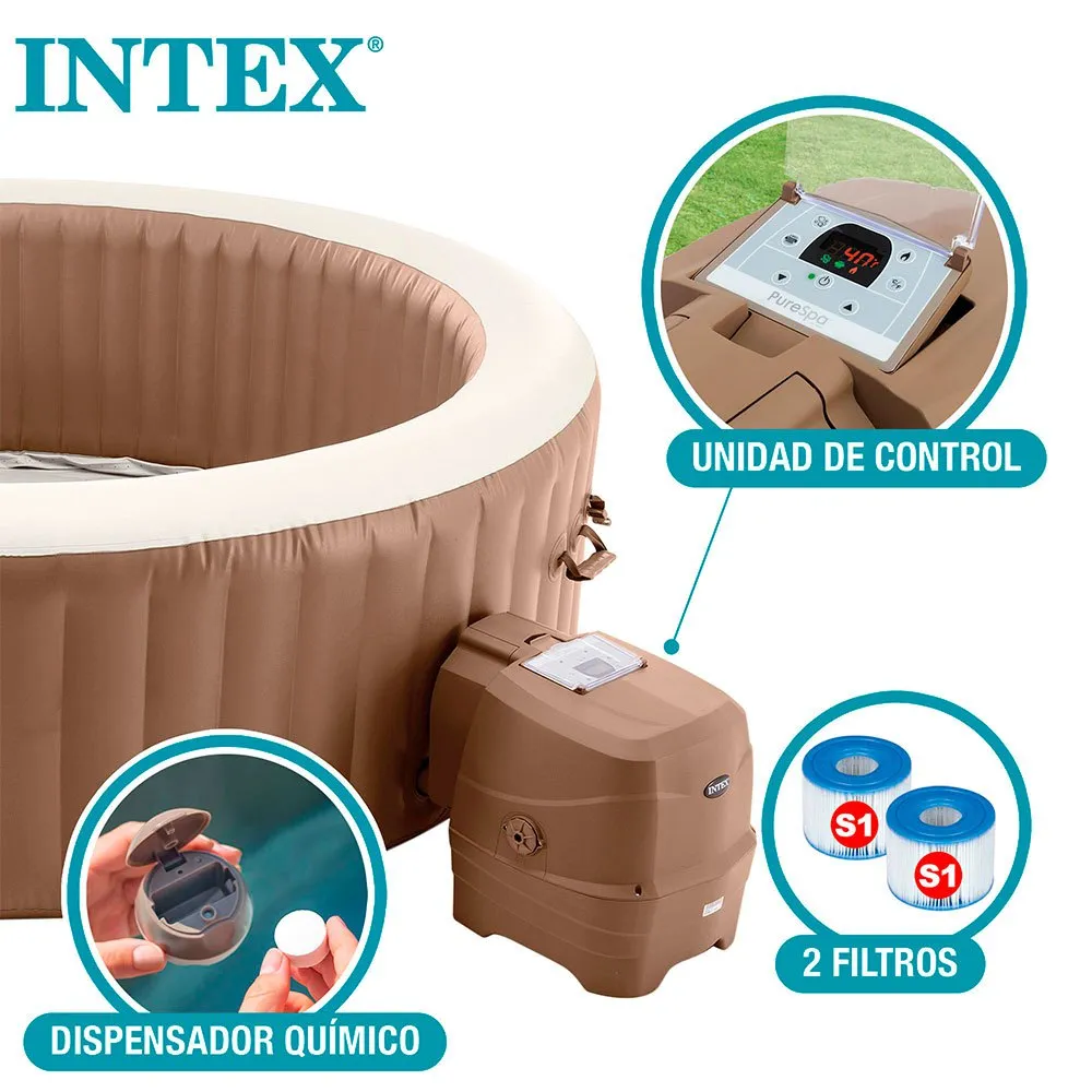 Intex Bubble Massage PureSpa Pool 7 Intex Bubble Massage PureSpa Pool - Image 5