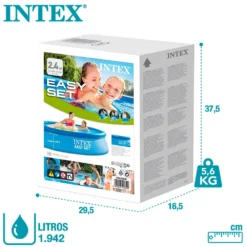 Intex Easy Set Inflatable Pool 244x61 Cm -Intex || Bestway || GRE Sales Store intex easy set inflatable pool 244x61 cm 5