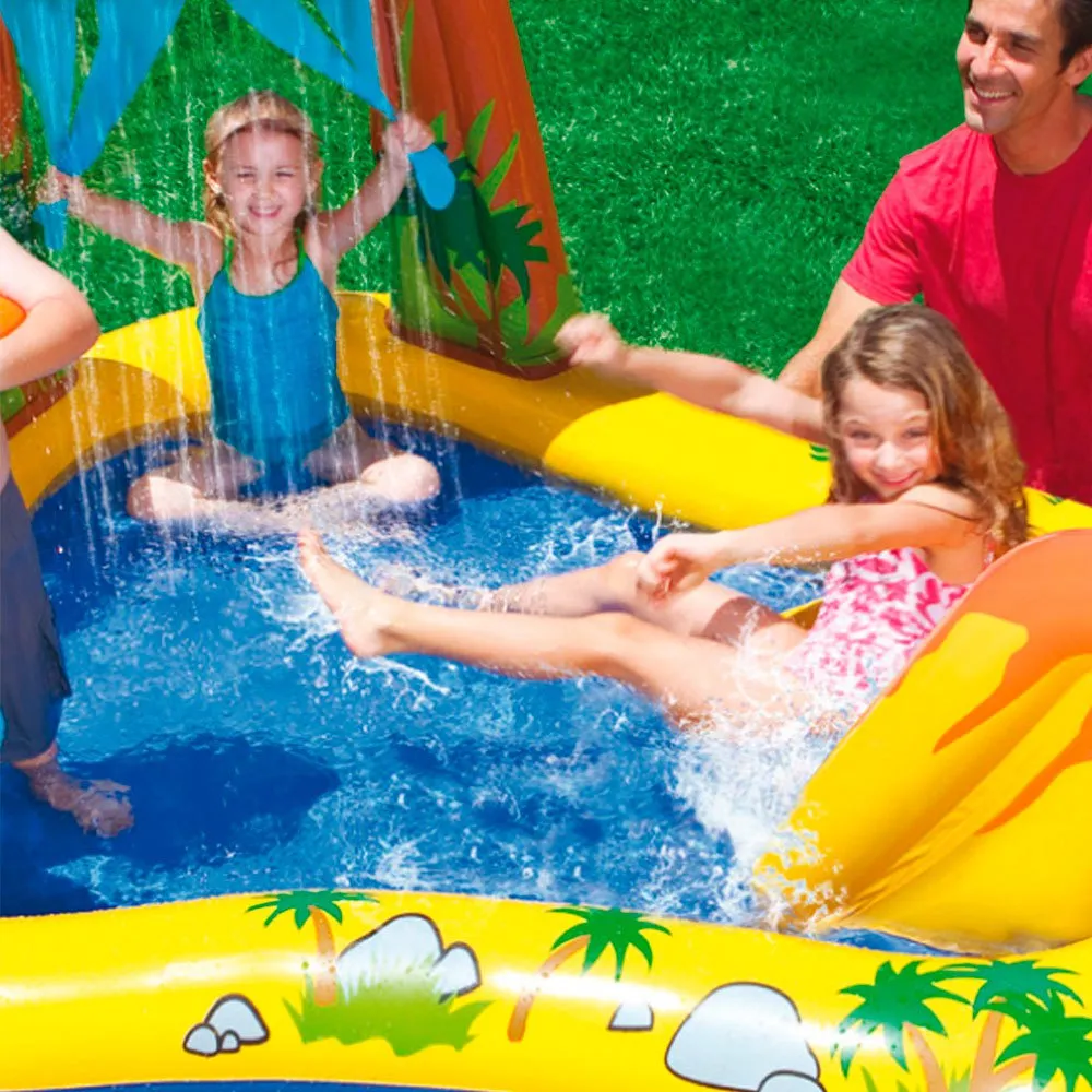 Intex Inflatable Dinosaur Play Centre 4 Intex Inflatable Dinosaur Play Centre - Image 2