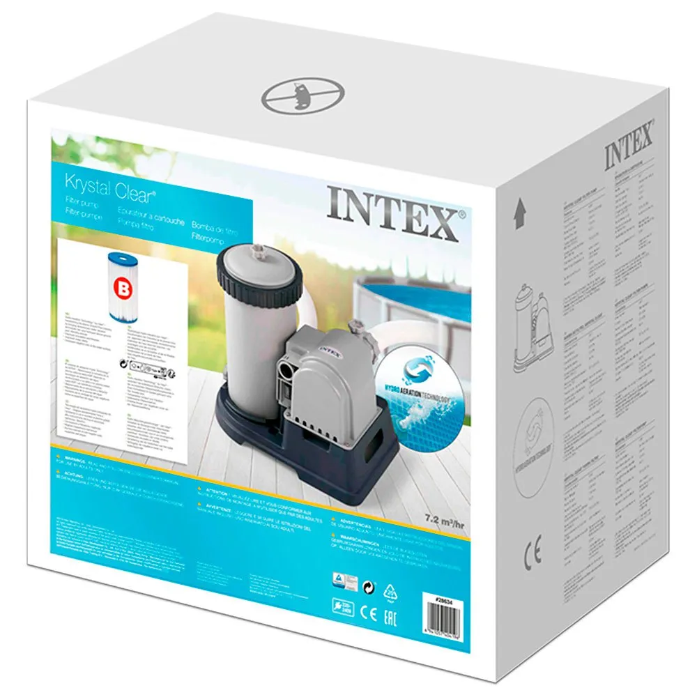 Intex Krystal Clear Cartridge Filter Pump 9.463L/h 6 Intex Krystal Clear Cartridge Filter Pump 9.463L/h - Image 4