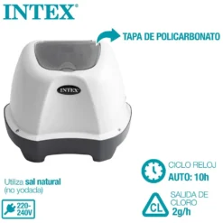 Intex Krystal Clear Salt Chlorinator For Pools Up To -Intex || Bestway || GRE Sales Store intex krystal clear salt chlorinator for pools up to 2