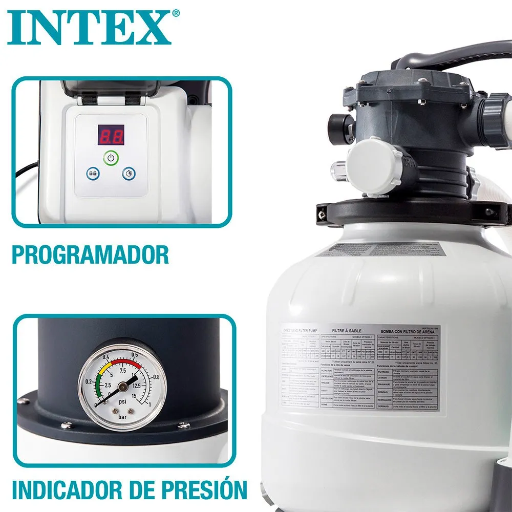 Intex Krystal Clear Sand Filter Pump 10.500L/h 8 Intex Krystal Clear Sand Filter Pump 10.500L/h - Image 6