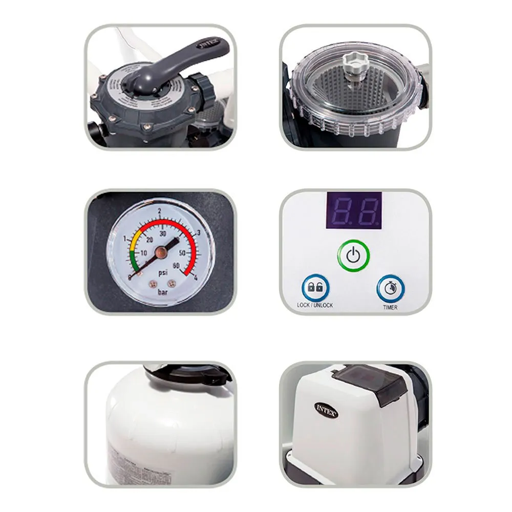 Intex Krystal Clear Sand Filter Pump 12.000L/h 5 Intex Krystal Clear Sand Filter Pump 12.000L/h - Image 3