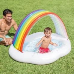 Intex Rainbow Canopy Baby Pool 9 Intex Rainbow Canopy Baby Pool -Intex || Bestway || GRE Sales Store intex rainbow canopy baby pool 3