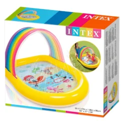 Intex Rainbow Children´s With Canopy And Sprinkler Pool -Intex || Bestway || GRE Sales Store intex rainbow childrens with canopy and sprinkler pool 3