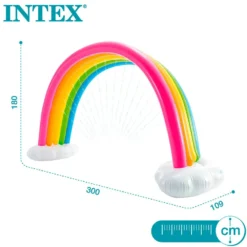 Intex Rainbow With Sprinkler 300x109x180 Cm -Intex || Bestway || GRE Sales Store intex rainbow with sprinkler 300x109x180 cm 5