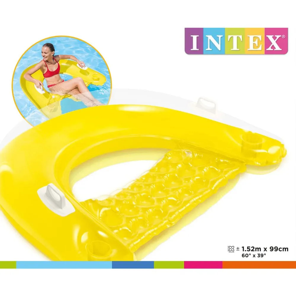 Intex Sitn Inflatable Armchair-Lounger 152x99 Cm 4 Intex Sitn Inflatable Armchair-Lounger 152x99 Cm - Image 2