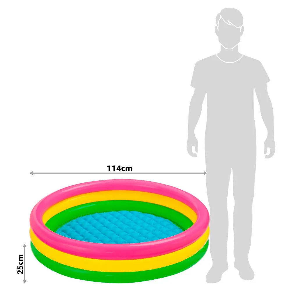 Intex Sunset 3 Rings Baby Pool 6 Intex Sunset 3 Rings Baby Pool - Image 4