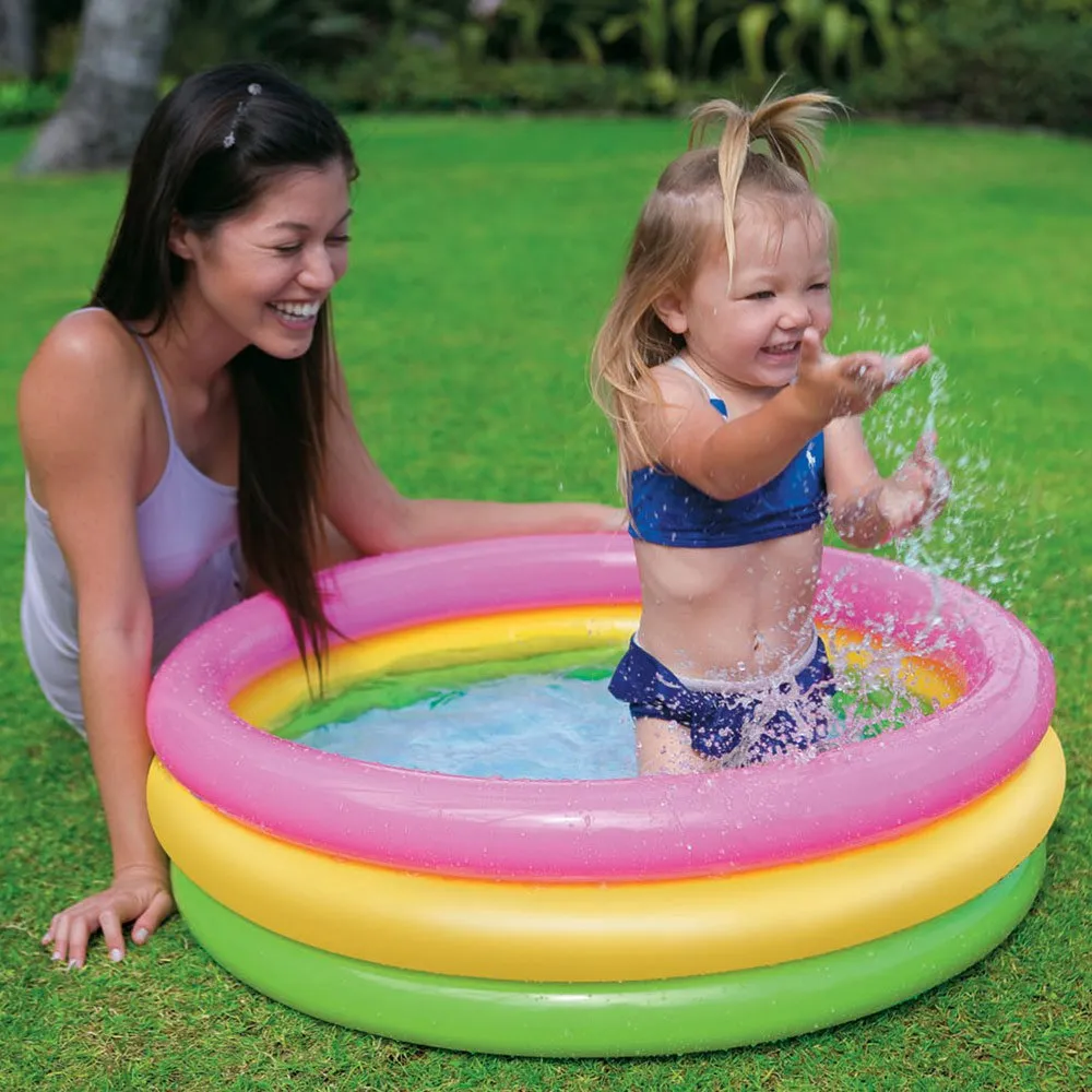 Intex Sunset 3 Rings Baby Pool 8 Intex Sunset 3 Rings Baby Pool - Image 6