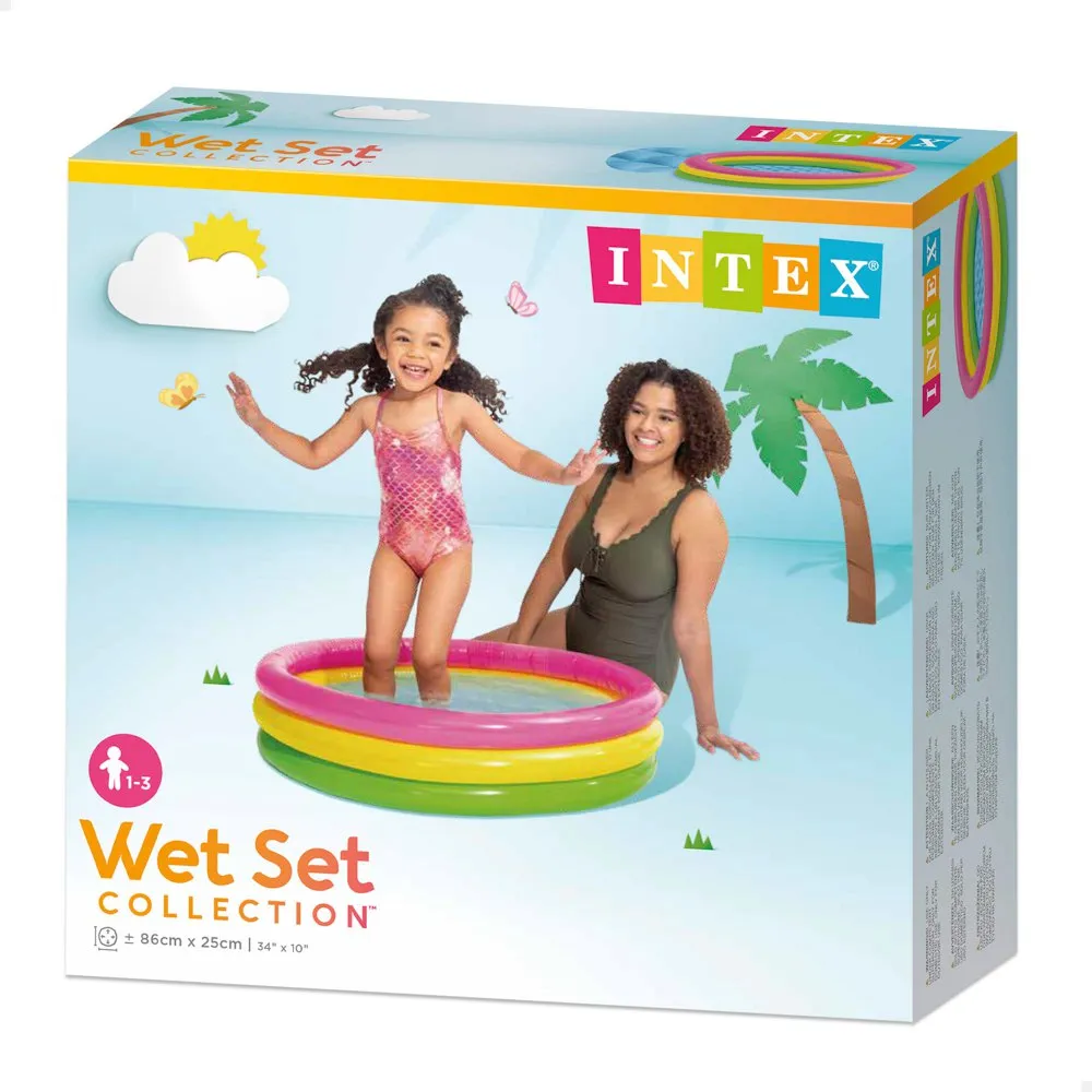 Intex Sunset 3 Rings Baby Pool 9 Intex Sunset 3 Rings Baby Pool - Image 7