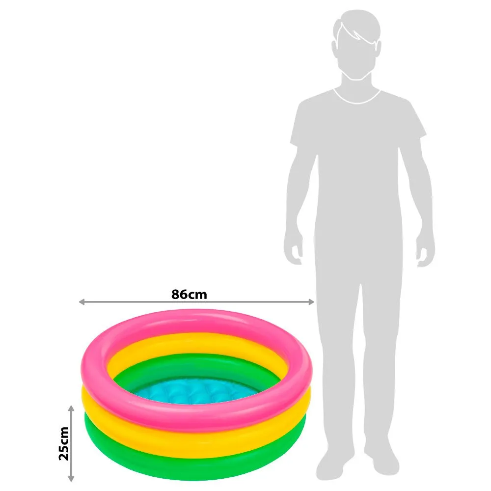 Intex Sunset 3 Rings Baby Pool 10 Intex Sunset 3 Rings Baby Pool - Image 8