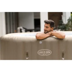Lay-z Spa Palma Hydrojet 201x201x80 Cm Inflatable Hot Tub -Intex || Bestway || GRE Sales Store lay z spa palma hydrojet 201x201x80 cm inflatable hot tub 12