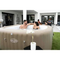Lay-z Spa Palma Hydrojet 201x201x80 Cm Inflatable Hot Tub -Intex || Bestway || GRE Sales Store lay z spa palma hydrojet 201x201x80 cm inflatable hot tub 7
