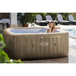Lay-z Spa Palma Hydrojet 201x201x80 Cm Inflatable Hot Tub -Intex || Bestway || GRE Sales Store lay z spa palma hydrojet 201x201x80 cm inflatable hot tub 8