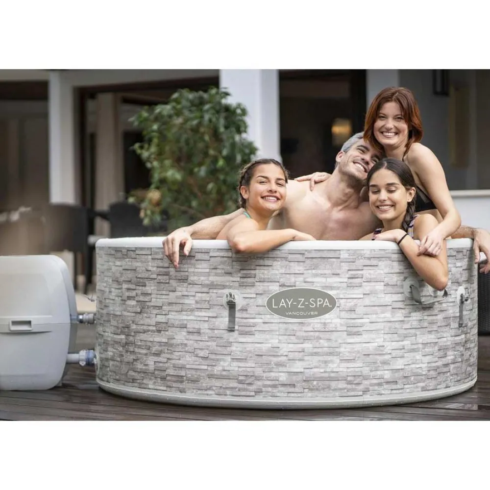 Lay-z Spa Vancouver AirJet Plus 155x60 Cm Inflatable Hot Tub 6 Lay-z Spa Vancouver AirJet Plus 155x60 Cm Inflatable Hot Tub - Image 4