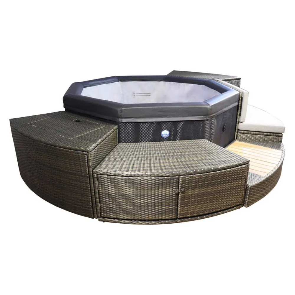 Octopus 193x73 Cm + Furniture 5 Pieces Inflatable Jacuzzi With External Panels 6 Octopus 193x73 Cm + Furniture 5 Pieces Inflatable Jacuzzi With External Panels - Image 4