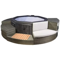 Octopus 193x73 Cm + Furniture 5 Pieces Inflatable Jacuzzi With External Panels 25 Octopus 193x73 Cm + Furniture 5 Pieces Inflatable Jacuzzi With External Panels -Intex || Bestway || GRE Sales Store netspa octopus 193x73 cm furniture 5 pieces inflatable jacuzzi with external panels 4