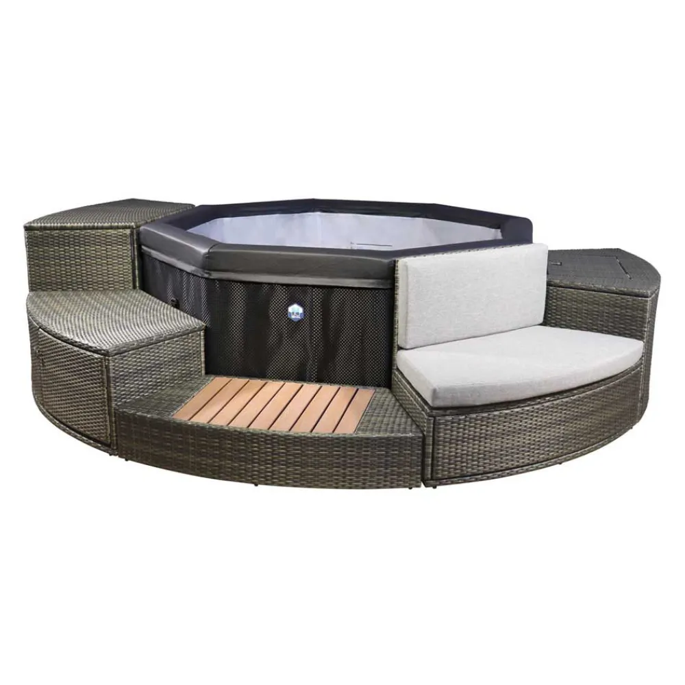 Octopus 193x73 Cm + Furniture 5 Pieces Inflatable Jacuzzi With External Panels 3 Octopus 193x73 Cm + Furniture 5 Pieces Inflatable Jacuzzi With External Panels