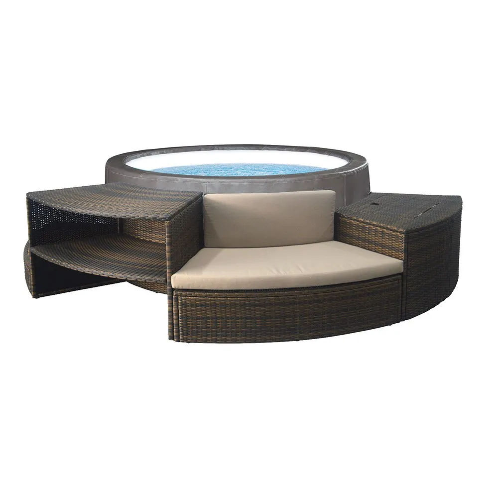 Vita Premium 168x70 Cm + Furniture 5 Pieces Inflatable Jacuzzi With External Panels 4 Vita Premium 168x70 Cm + Furniture 5 Pieces Inflatable Jacuzzi With External Panels - Image 2