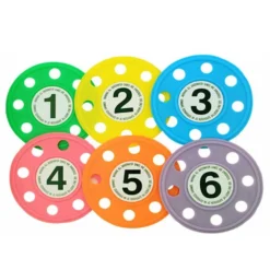 Numbered Submersible Discs 6 Units