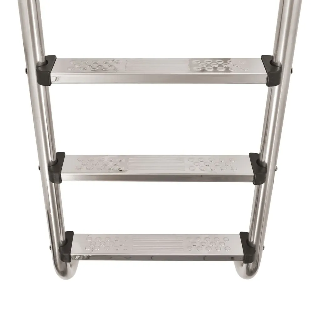 VIDAXL 3 Steps Stainless Steel Pool Ladder 120 Cm 7 VIDAXL 3 Steps Stainless Steel Pool Ladder 120 Cm - Image 5
