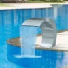 VIDAXL Garden Waterfall Pool Fountain Stainless Steel -Intex || Bestway || GRE Sales Store vidaxl garden waterfall pool fountain stainless steel