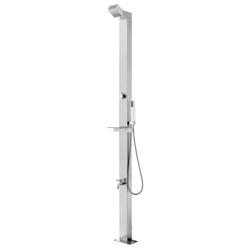 VIDAXL Stainless Steel Garden Shower 3 VIDAXL Stainless Steel Garden Shower