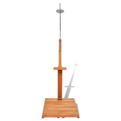 VIDAXL Wooden Garden Shower 9 VIDAXL Wooden Garden Shower -Intex || Bestway || GRE Sales Store vidaxl wooden garden shower 1