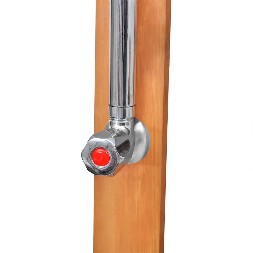 VIDAXL Wooden Garden Shower 6 VIDAXL Wooden Garden Shower - Image 4